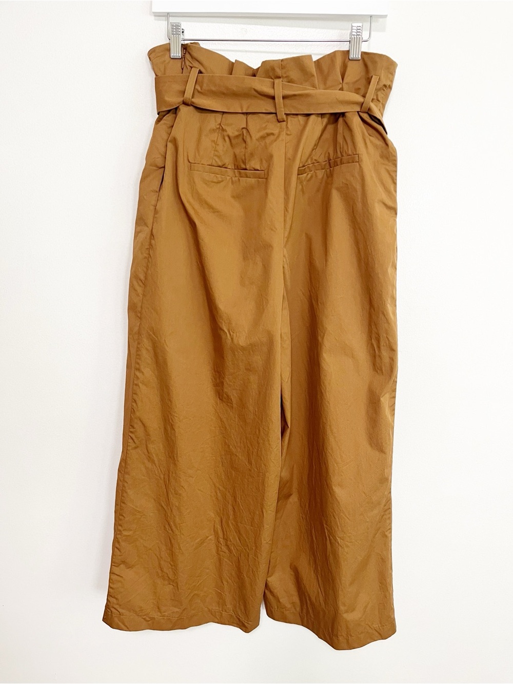 Anthropologie Exquise Pants Pleated Tie-Front Trousers in Copper Size Small - Picture 8 of 12